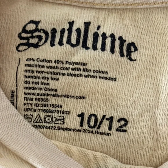 Bundle band sublime Beatles 2 Graphic Kids Tees - Picture 3 of 6